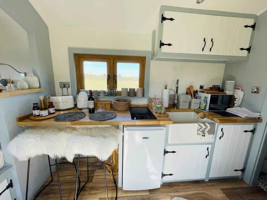 The Hut@Trefechan Wen - Coastal Coziness! Goodwick Exteriér fotografie